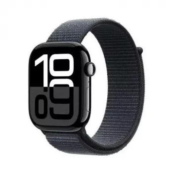Apple Watch 10 LTE 46mm Αλουμίνιο Sport Loop Midnight