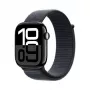 Apple Watch 10 LTE 46mm Αλουμίνιο Sport Loop Midnight