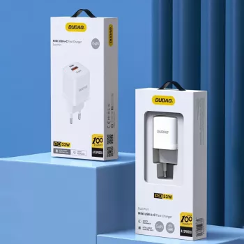 DUDAO A13Pro EU GaN 33W PPS USB-C/USB Φορτιστής τοίχου - Λευκό