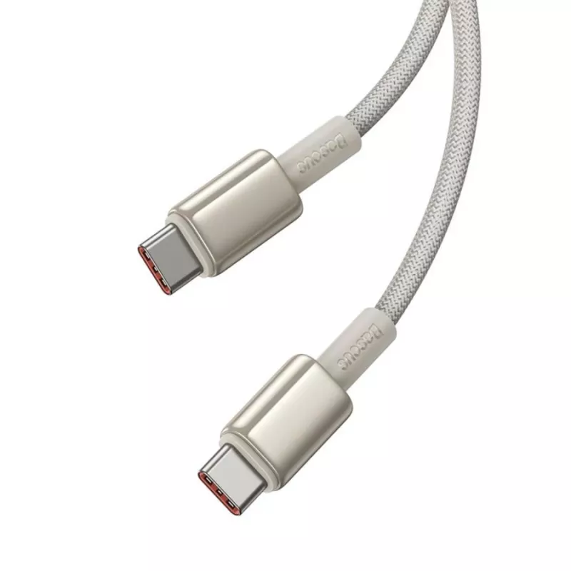 Baseus Tungsten Gold USB-C σε USB-C Καλώδιο 100W 1m Χρυσό