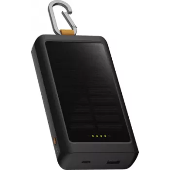 Xtorm Go2 Solar Power Bank 20W 10.000mAh με φακό - μαύρο