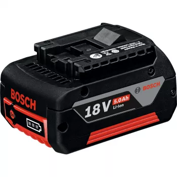 Bosch Professional 18V 5,0 Ah μπαταρία ιόντων λιθίου, Slide-In (μαύρο/κόκκινο)