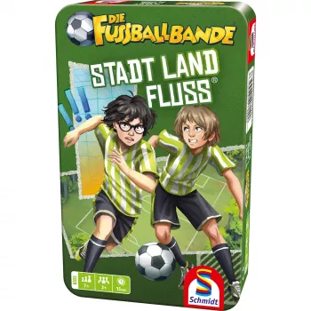 SCHMIDT SPIELE DIE FUSSBALLBANDE: Stadt, Land, Fluss – μπλοκ παιχνιδιού λέξεων ποδοσφαίρου