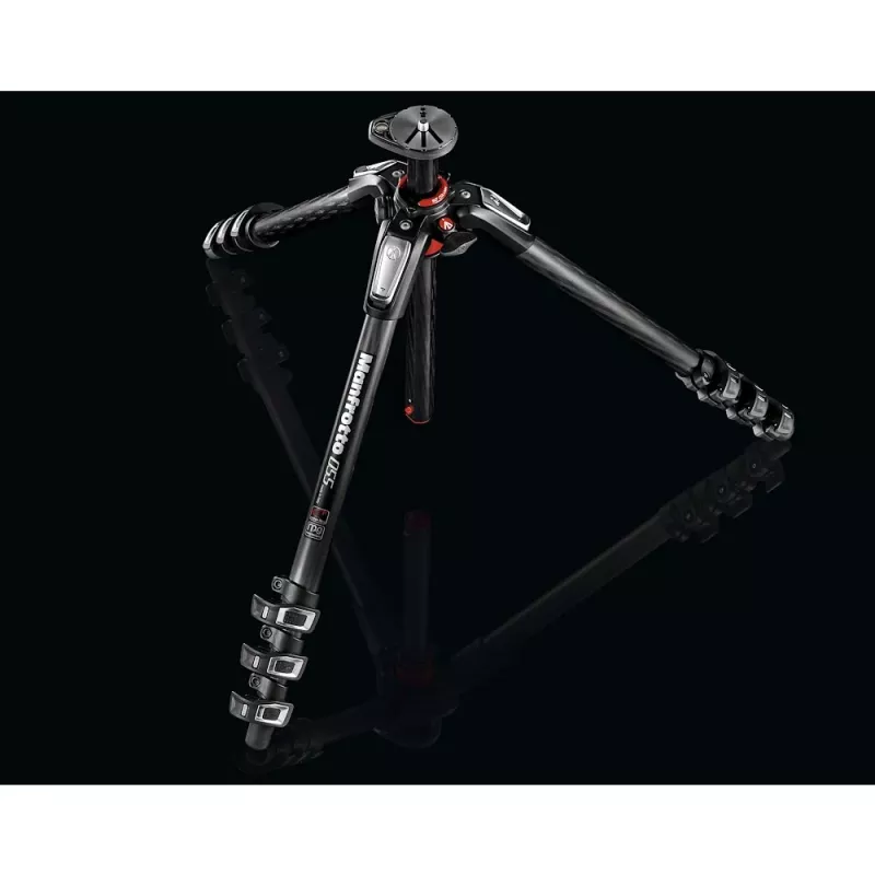 Manfrotto MT055CXPRO4 055 XPRO ανθρακονημάτινο τρίποδο, μαύρο