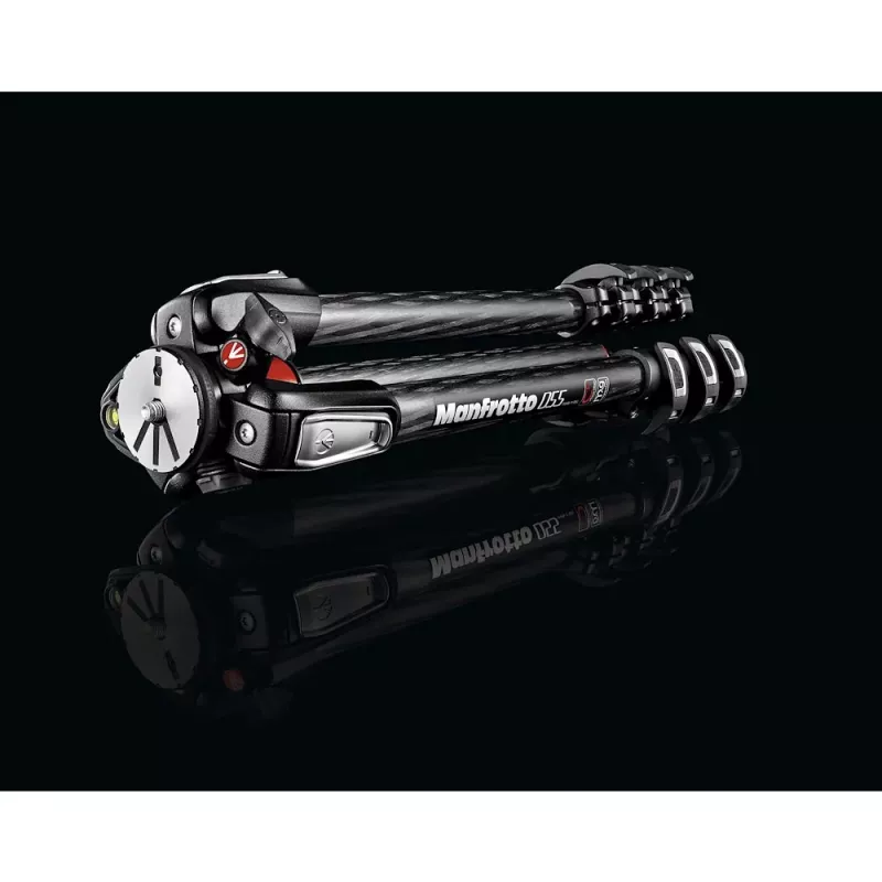 Manfrotto MT055CXPRO4 055 XPRO ανθρακονημάτινο τρίποδο, μαύρο