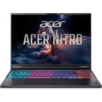 Acer Nitro 16 AN16-A91-R9ZL 16 ιντσών QHD+ 240Hz Gaming-Laptop - AMD Ryzen 9 9955HX3D, 32GB DDR5, 1TB SSD, NVIDIA GeForce RTX 5070 Ti 12GB, Windows 11 Home, Obsidian Black