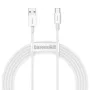 Baseus Superior Series Καλώδιο USB-A σε USB-C, 66W Γρήγορη Φόρτιση, 2m, Λευκό