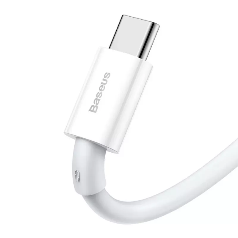 Baseus Superior Series Καλώδιο USB-A σε USB-C, 66W Γρήγορη Φόρτιση, 2m, Λευκό