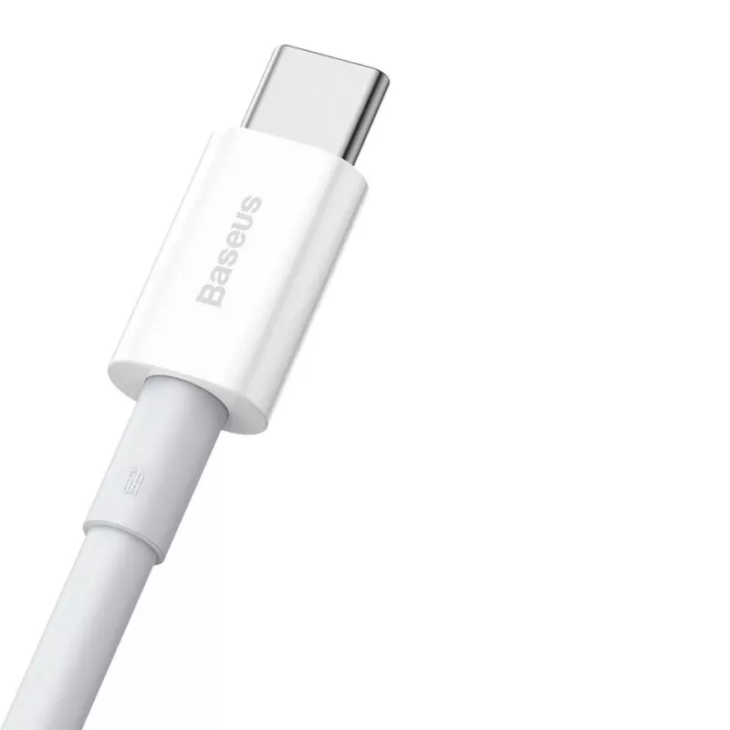 Baseus Superior Series Καλώδιο USB-A σε USB-C, 66W Γρήγορη Φόρτιση, 2m, Λευκό