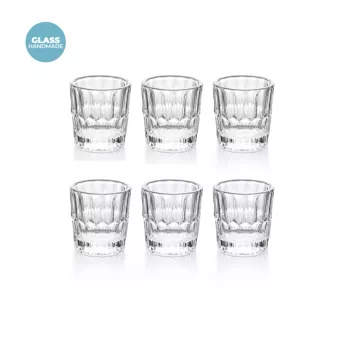 Guzzini Vanity Σετ Γυαλιών με 6 Shotglasses, Διάφανο (13140500)