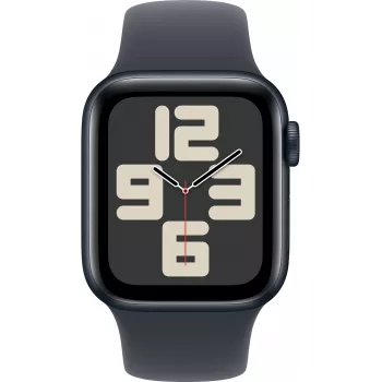 Apple Watch SE 2 GPS + Cellular 40mm, Μεσάνυχτα, Sport Band M/L (MRGA3ET/A)