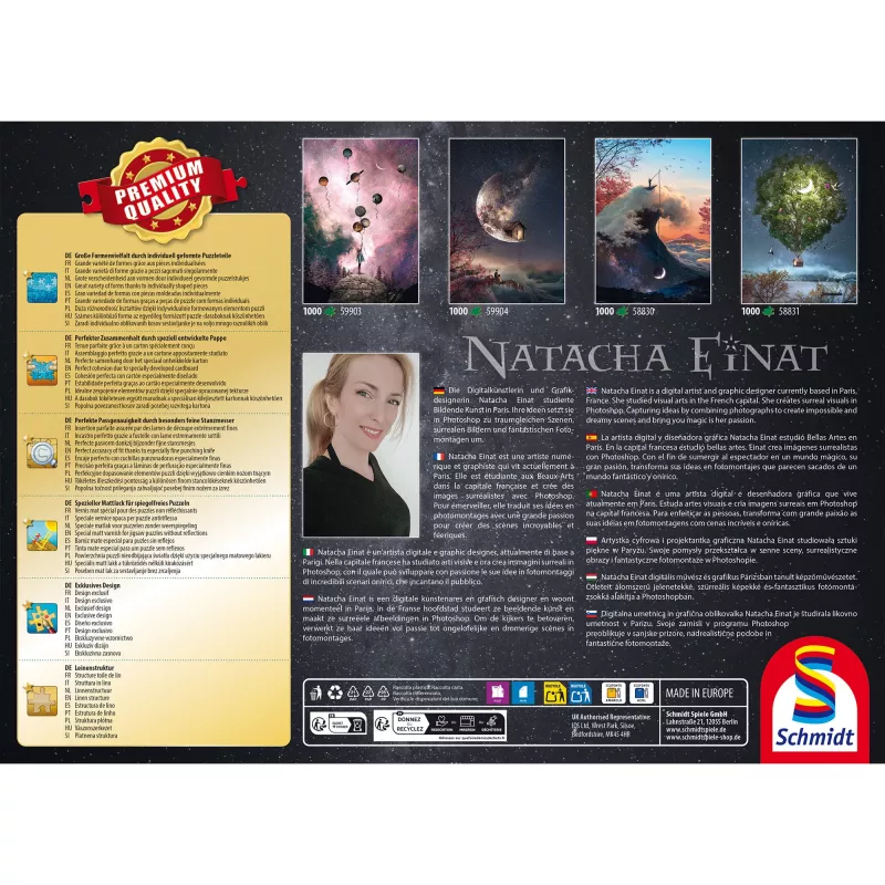 Schmidt Spiele Natacha Einat: Πίσω από τον ορίζοντα Παζλ 1000 τεμαχίων