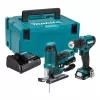 Makita CLX252SAJ 12V max CXT Σετ Συνδυασμού Μπαταρίας με Δράπανο-Κατσαβίδι DF333D, Παλμικό Κατσαβίδι TD110D, 2x 2,0Ah Μπαταρίες, Φορτιστή και Βαλίτσα Makpac