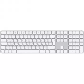 Πληκτρολόγιο Apple Magic Keyboard με Touch ID και αριθμητικό πληκτρολόγιο, ρωσική διάταξη, λευκά πλήκτρα (MXK73RS/A)