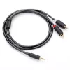 Ugreen 2x RCA σε 3,5 mm Καλώδιο Ήχου 1,5 m Μαύρο