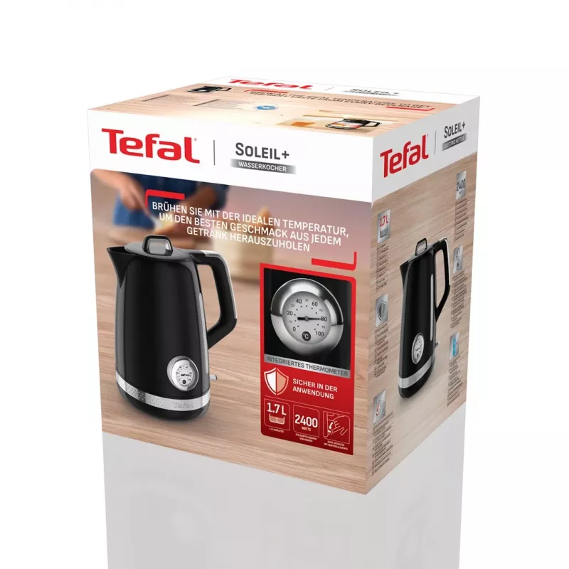 Tefal Soleil KO3558E0 Βραστήρας 1,7L 2400W Μαύρο