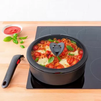 TEFAL Ingenio 16 cm Καπάκι από σκληρυμένο γυαλί με πτυσσόμενη λαβή L9846153