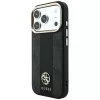 Guess 4G Stripe Round and Classic Logos MagSafe-Θήκη για Apple iPhone 18 Pro / 17 Pro - Μαύρο