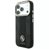 Guess 4G Stripe Round and Classic Logos MagSafe-Θήκη για iPhone 18 Pro Max / 17 Pro Max - Μαύρο