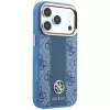 Guess 4G Stripe Round Classic Logos Θήκη MagSafe για iPhone 18 Pro Max / 17 Pro Max - Μπλε