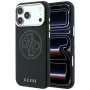 Guess Perforated 4G Gold Logo MagSafe θήκη για iPhone 18 Pro / 17 Pro, μαύρο