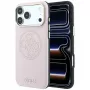 Guess Perforated 4G Gold Logo MagSafe θήκη για iPhone 18 Pro Max / 17 Pro Max - ροζ