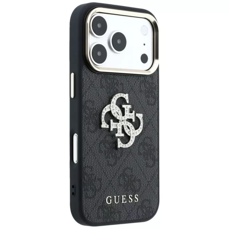 Guess 4G & Big Strass Logo θήκη για iPhone 17 Pro Max / 18 Pro Max - μαύρο
