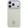 Guess Stripe Peony 4G Logo MagSafe θήκη για iPhone 18 Pro Max / 17 Pro Max - μπεζ