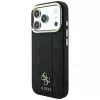 Guess Stripe Peony 4G Logo MagSafe θήκη για Apple iPhone 18 Pro / 17 Pro - μαύρο