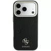 Guess Stripe Peony 4G Logo MagSafe θήκη για Apple iPhone 18 Pro / 17 Pro - μαύρο