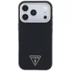Guess Kevlar Triangle Logo MagSafe θήκη για iPhone 17 Pro / 18 Pro - μαύρο