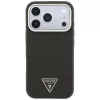 GUESS Kevlar Triangle Logo MagSafe θήκη για iPhone 17 Pro Max / 18 Pro Max - καφέ
