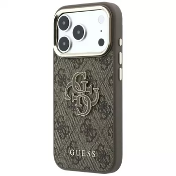 Guess 4G & Big Resin Logo θήκη για iPhone 17 Pro Max / 18 Pro Max - καφέ