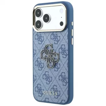 Guess 4G & Big Resin Logo θήκη για iPhone 17 Pro / 18 Pro - γαλάζιο