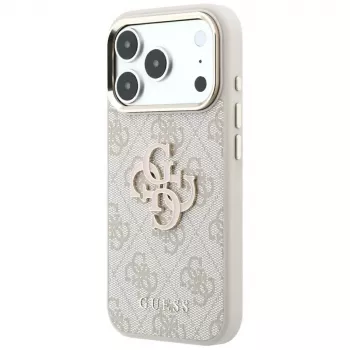 Guess 4G & Big Resin Logo θήκη για iPhone 17 Pro Max / 18 Pro Max - ροζ