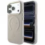 Guess Saffiano Peony & Ring MagSafe θήκη για iPhone 18 Pro / 17 Pro - ροζ