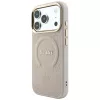 Guess Saffiano Peony & Ring MagSafe θήκη για iPhone 18 Pro / 17 Pro - ροζ