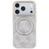 Guess Ring Stand 360 4G Classic Logo MagSafe θήκη για iPhone 18 Pro Max / 17 Pro Max - ροζ