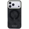 Guess Ring Stand 360 4G Classic Logo MagSafe θήκη για iPhone 18 Pro / 17 Pro, μαύρο