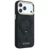 Guess Ring Stand 360 4G Classic Logo MagSafe θήκη για iPhone 18 Pro / 17 Pro, μαύρο