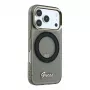 Guess IML Ring Stand 360 Script Metal Logo MagSafe θήκη για iPhone 17 Pro / 18 Pro - μαύρο