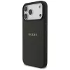 Guess Grained Gold Ring MagSafe θήκη για Apple iPhone 18 Pro Max / 17 Pro Max, μαύρο