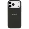 Guess Grained Gold Ring MagSafe θήκη για Apple iPhone 18 Pro Max / 17 Pro Max, μαύρο