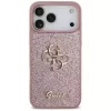 GUESS Fixed Glitter Big 4G θήκη για iPhone 18 Pro Max / 17 Pro Max - ροζ