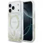 Guess Resin Bottom Glitter MagSafe θήκη για iPhone 18 Pro / 17 Pro, χρυσό