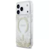 Guess Resin Bottom Glitter MagSafe θήκη για iPhone 18 Pro / 17 Pro, χρυσό