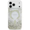 Guess Resin Bottom Glitter MagSafe θήκη για iPhone 18 Pro Max / 17 Pro Max, χρυσό