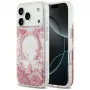 Guess Resin Bottom Glitter MagSafe θήκη για Apple iPhone 18 Pro / 17 Pro, ροζ