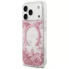 Guess Resin Bottom Glitter MagSafe θήκη για Apple iPhone 18 Pro / 17 Pro, ροζ
