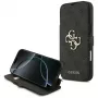 Guess Book 4G Metal Logo θήκη για iPhone 18 Pro Max / 17 Pro Max, μαύρο